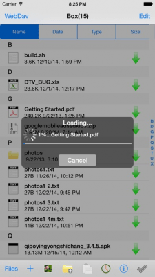 Скриншот приложения My WebDAV - №7