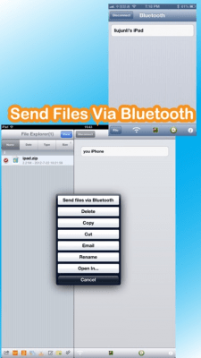 Скриншот приложения Bluetooth U+(Share files and Photo Library) - №4