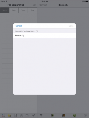 Скриншот приложения Bluetooth U+(Share files and Photo Library) - №6