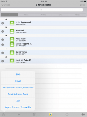 Скриншот приложения Address List - №3