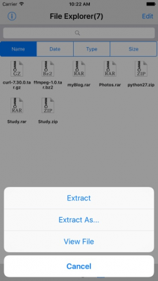 Скриншот приложения Rar Sharp - №3
