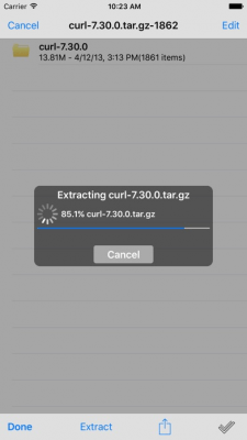 Скриншот приложения Rar Sharp - №4