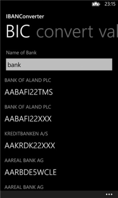Скриншот приложения IBANConverter - №1