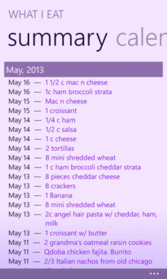 Скриншот приложения What I Eat - №7