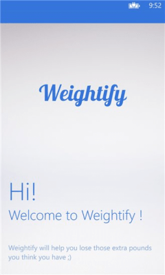 Скриншот приложения Weightify - №1