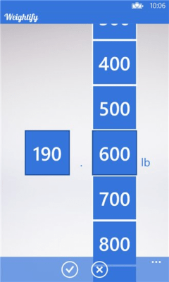 Скриншот приложения Weightify - №4