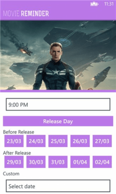 Скриншот приложения Movie Reminder - №4