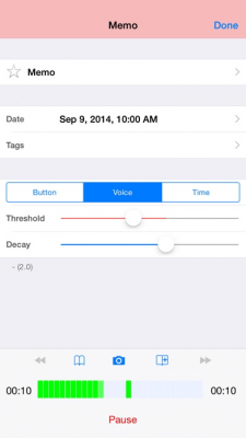 Скриншот приложения Audio Memos - The Voice Recorder - №9