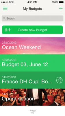 Скриншот приложения Cabudgie - №5
