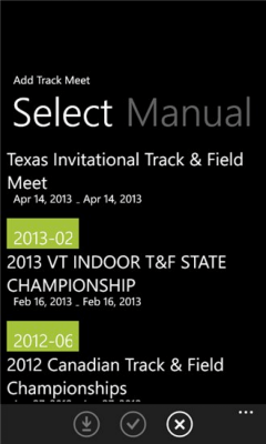 Скриншот приложения Track Meet Results - №2