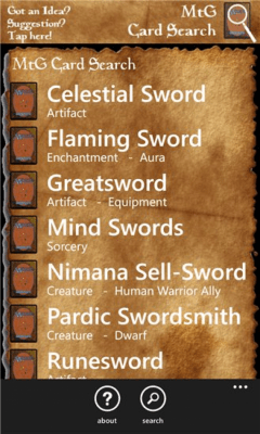 Скриншот приложения MtG Card Search - №5