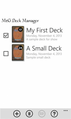 Скриншот приложения MtG Deck Manager - №2