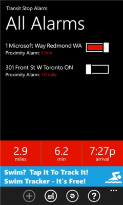 Скриншот приложения Transit Stop Alarm - №3