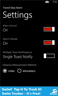 Скриншот приложения Transit Stop Alarm - №7