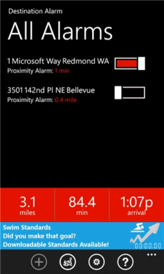 Скриншот приложения Destination Alarm - №5