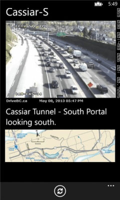 Скриншот приложения BC Highway Cams - №4