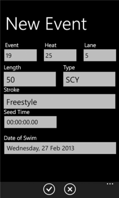 Скриншот приложения Swim Tracker - №7