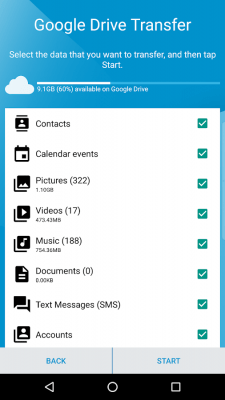 Скриншот приложения BlackBerry Content Transfer - №5