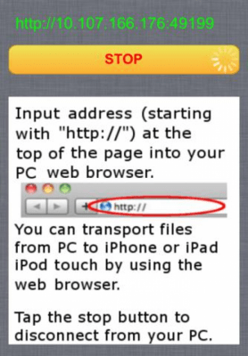 Скриншот приложения iP-PJ Transfer - №2