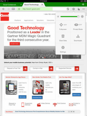 Скриншот приложения Dolphin for Good Technology HD - №3