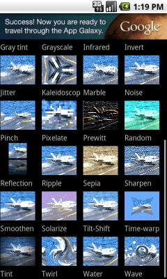 Скриншот приложения Pic FX (photo filters) - №4