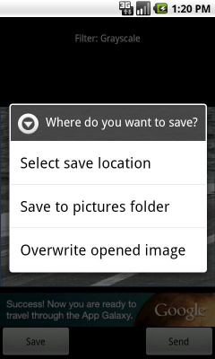 Скриншот приложения Pic FX (photo filters) - №6