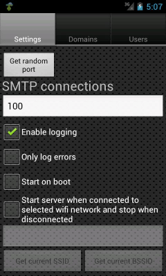 Скриншот приложения Email Server - №4