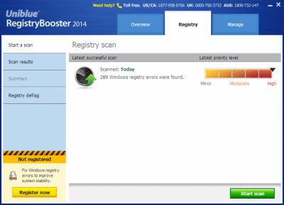 Скриншот приложения Registry Booster 2014 - №1