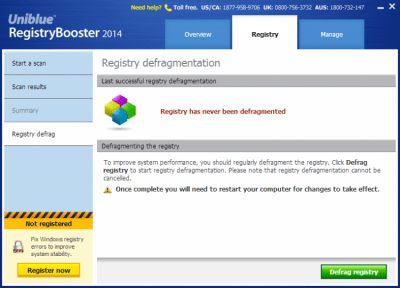 Скриншот приложения Registry Booster 2014 - №3