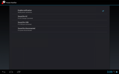 Скриншот приложения Power Notifier - №1