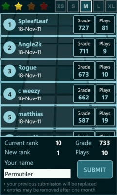 Скриншот приложения Permutile - №8