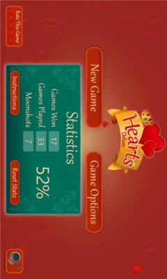 Скриншот приложения Hearts Deluxe - №6