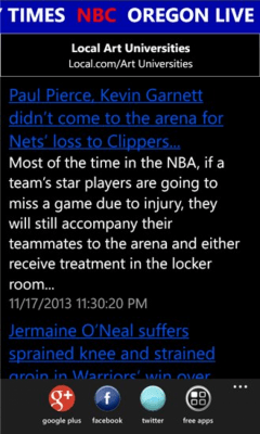 Скриншот приложения NBA Corner - №3