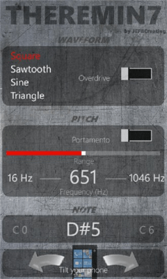 Скриншот приложения Theremin7 - №1