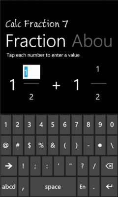 Скриншот приложения Calc Fraction 7 - free edition - №4