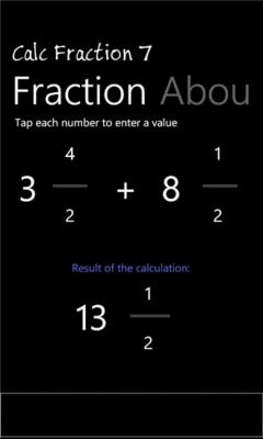 Скриншот приложения Calc Fraction 7 - free edition - №6
