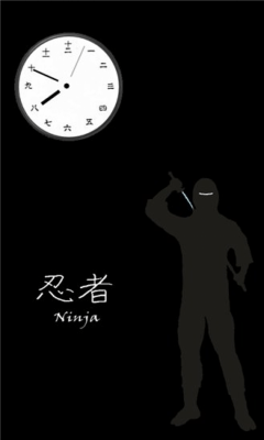 Скриншот приложения Ninja clock - №1