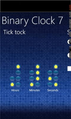 Скриншот приложения Binary clock 7 - №3