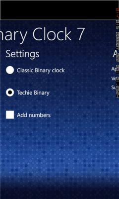 Скриншот приложения Binary clock 7 - №5