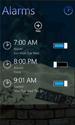 Скриншот приложения Aqua Clock HD - №5