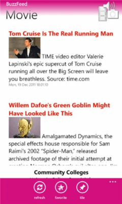 Скриншот приложения Paparazzi RSS - №3