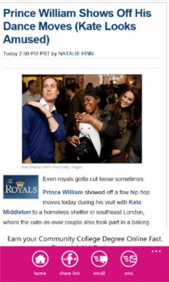 Скриншот приложения Paparazzi RSS - №4