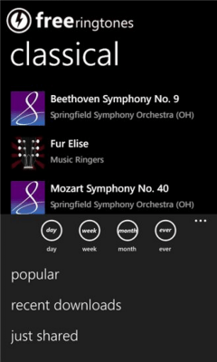 Скриншот приложения Free Ringtones (Free) - №5