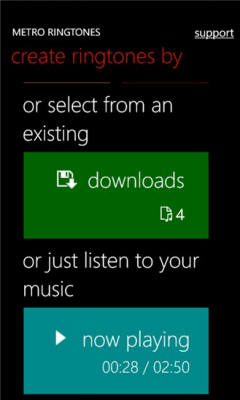 Скриншот приложения Metro Ringtones (Free) - №1