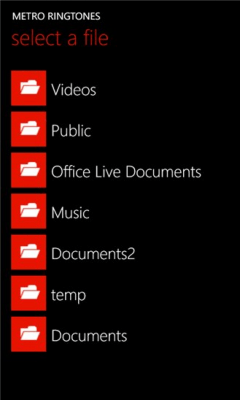 Скриншот приложения Metro Ringtones (Free) - №4