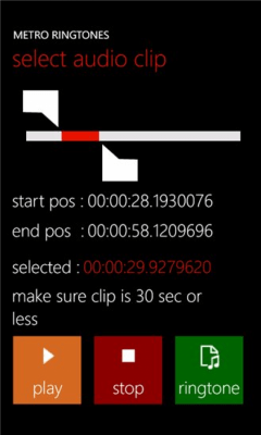 Скриншот приложения Metro Ringtones (Free) - №6