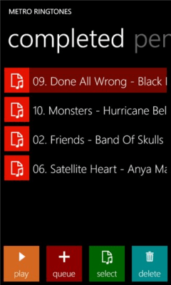 Скриншот приложения Metro Ringtones (Free) - №7