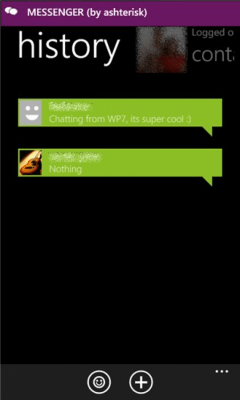 Скриншот приложения Messenger (by ashterisk) - №4