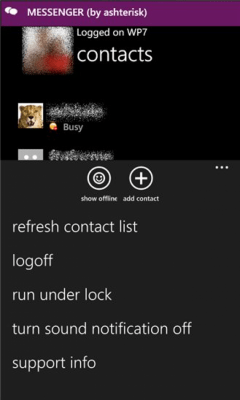 Скриншот приложения Messenger (by ashterisk) - №8