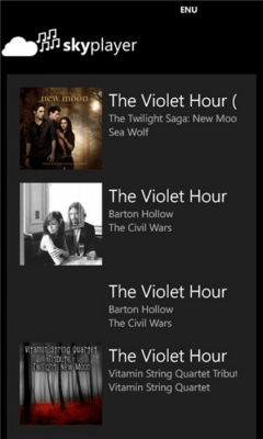 Скриншот приложения Sky Player (Free) - №8